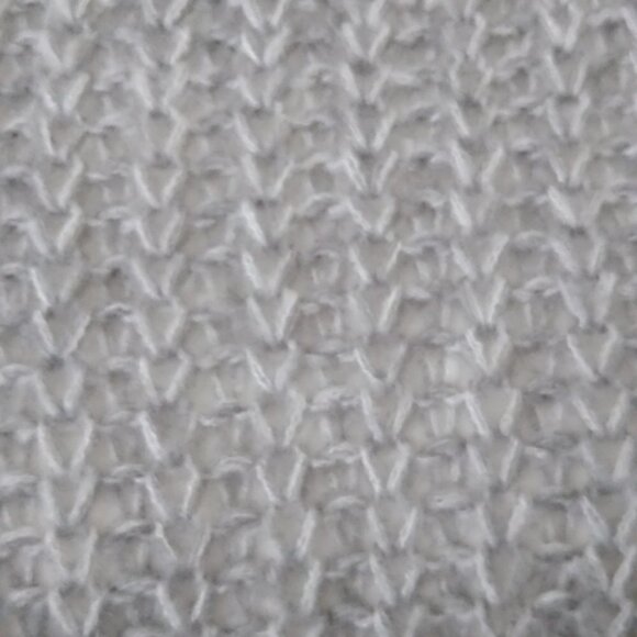 EUC American Eagle Gray Open Weave Oversized Sweater - Picture 7 of 14